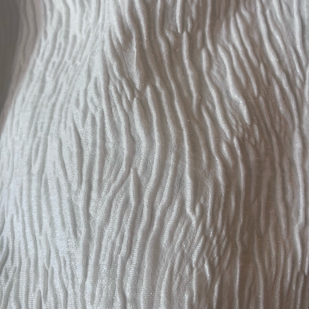 Zara White Textured Women's Blazer - Picture 10 of 12